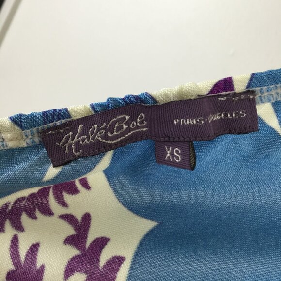 Vintage Hale Bob Silk Jersey Dress xs - Picture 6 of 9